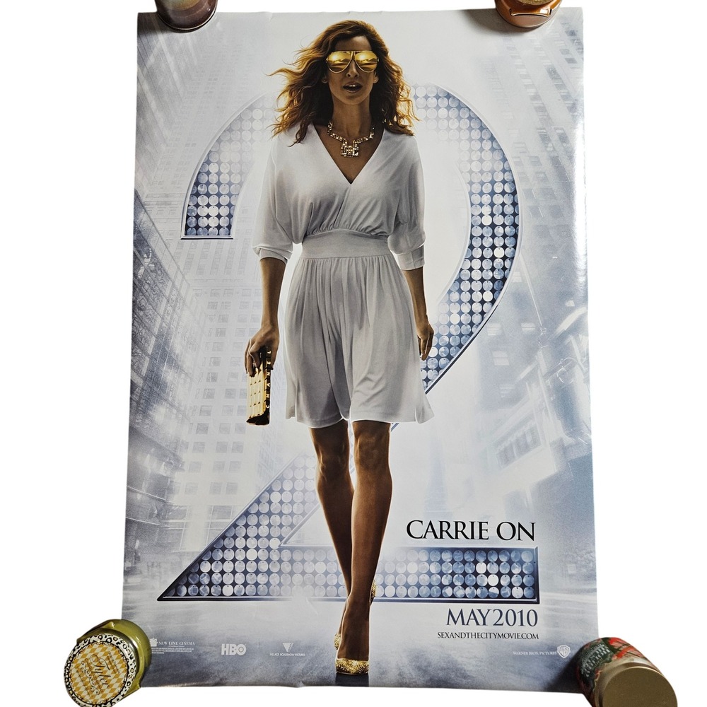 Sex and the City 2 2010 Original Movie Poster 27x40 Sarah Jessica Parker D/S